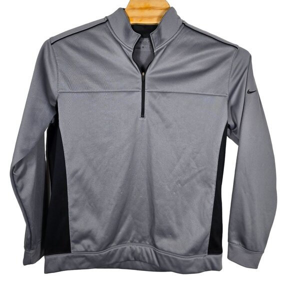 Nike‎ Golf Tour Performance 1/4 Zip Pull Over Sweatshirt XL Men Gray Long Sleeve - Picture 2 of 8